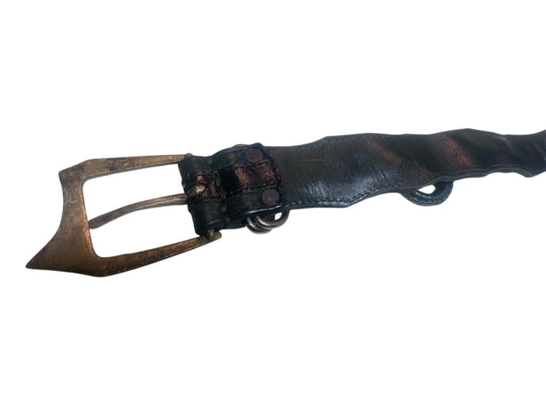 KMRii ケムリ スタッヅレザーベルト