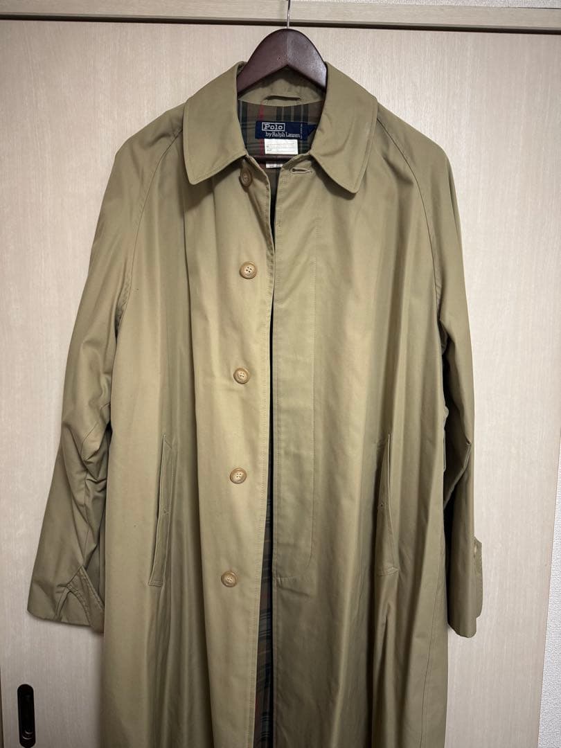 【古着90's】polo by Ralph Lauren 一枚袖 トレンチコート