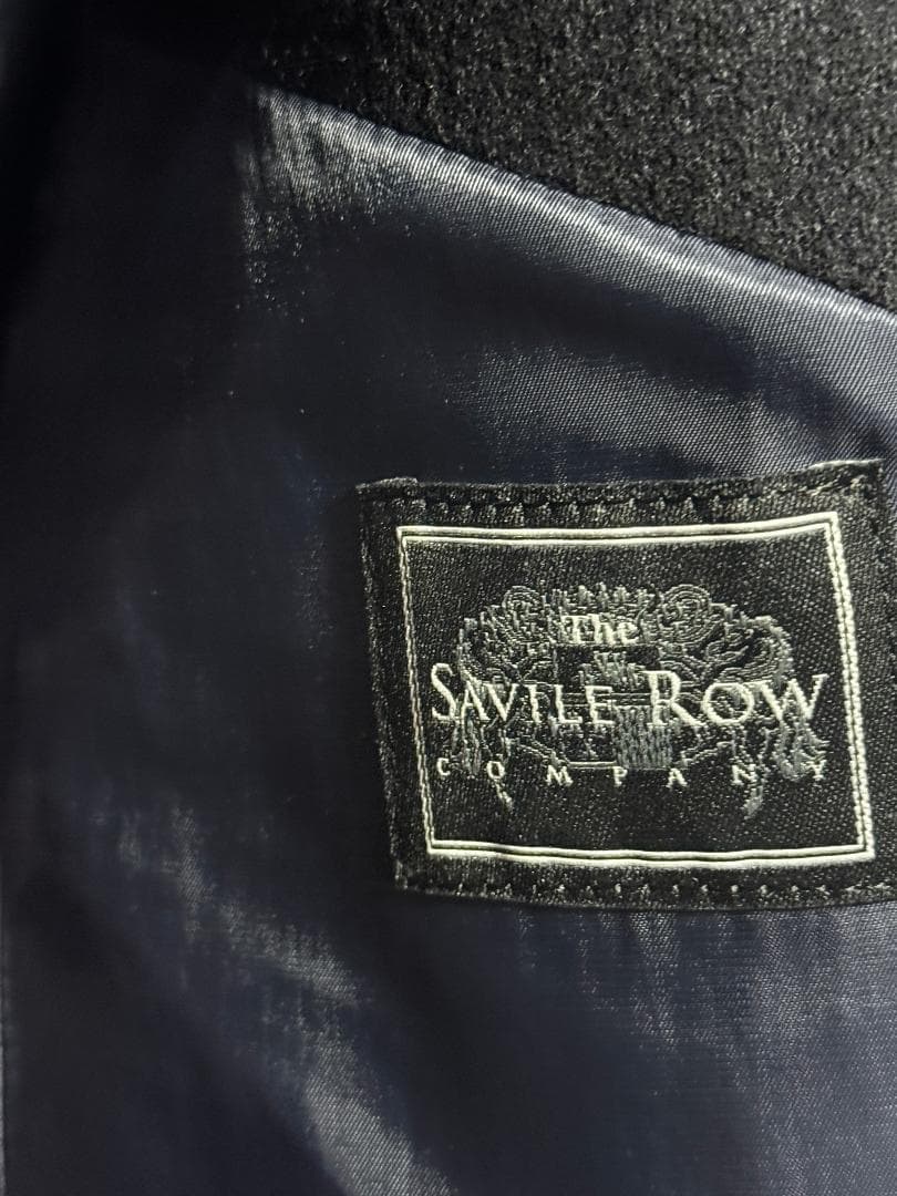 セヴィルロウ プレミアムステンカラーコートカシミヤ混 サイズM 新品 ネイビー