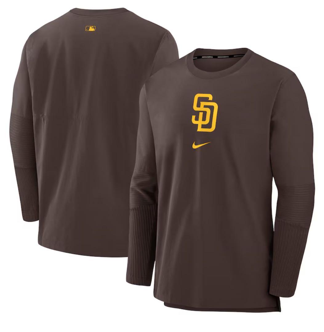 選手着用サンディエゴ・パドレスNIKE PulloverSweatshirt L