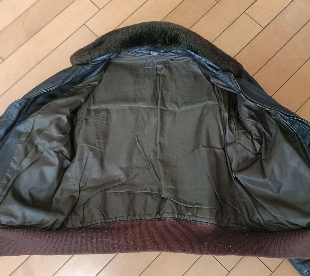 ヴィンテージレザー G-1 フライトジャケット ファー付き