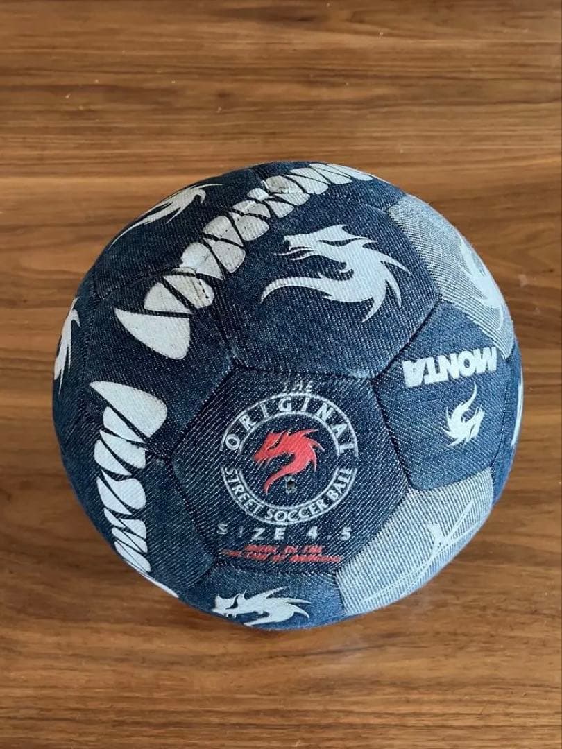 MONTA デニム生 ストリートサッカーボール　4.5号