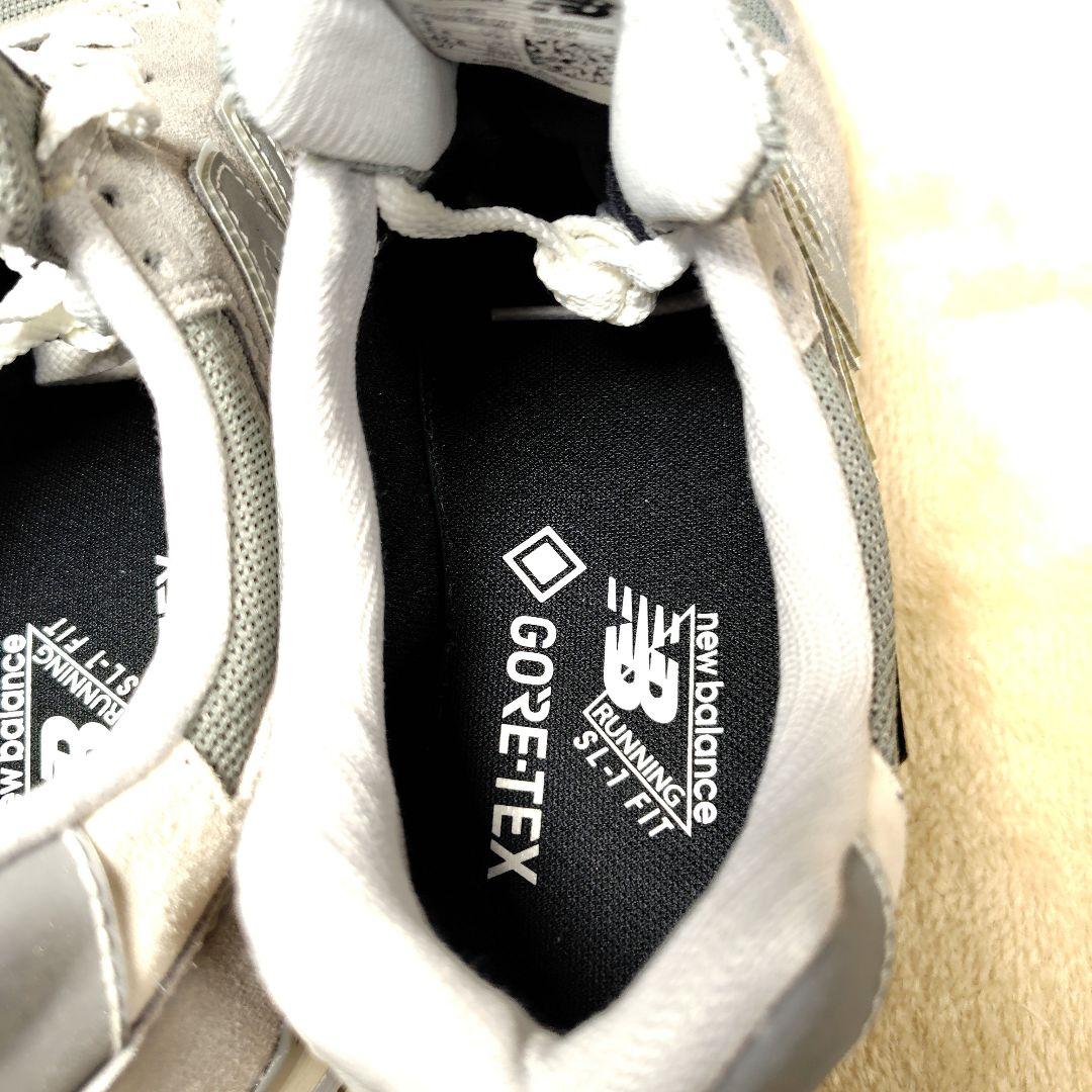 極美品 ニューバランス ゴアテックス スニーカー CM996XB2 グレー 27