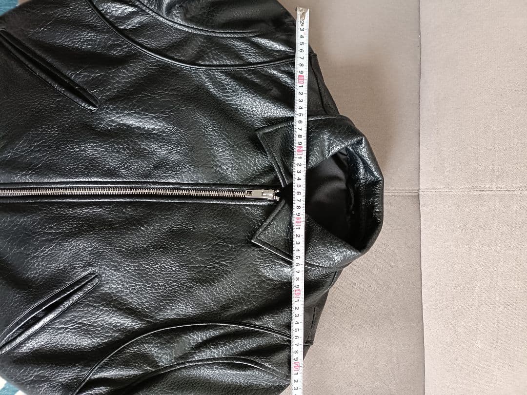 ZARA 黒 フェイクレザー パフジャケット　M