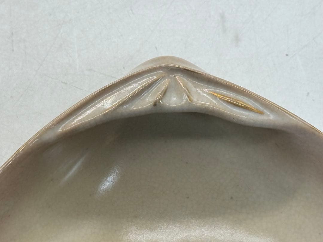 高麗地金彩山画　貝形小鉢15点　松富作　懐石料理　送料込み260206