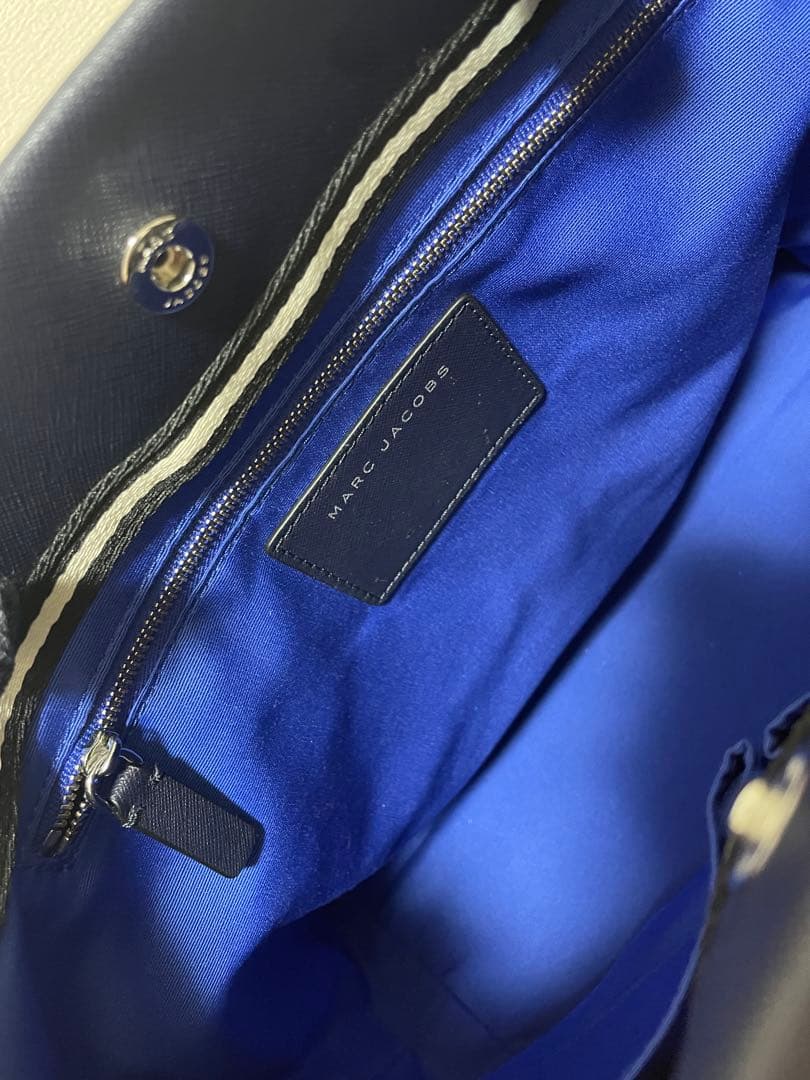 【最終お値下げ】MARC JACOBS トート レディース　A4 ネイビー