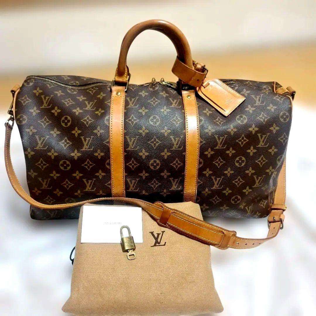 Louis Vuittonボストンバック 南京錠、ネームタグ収納袋付き