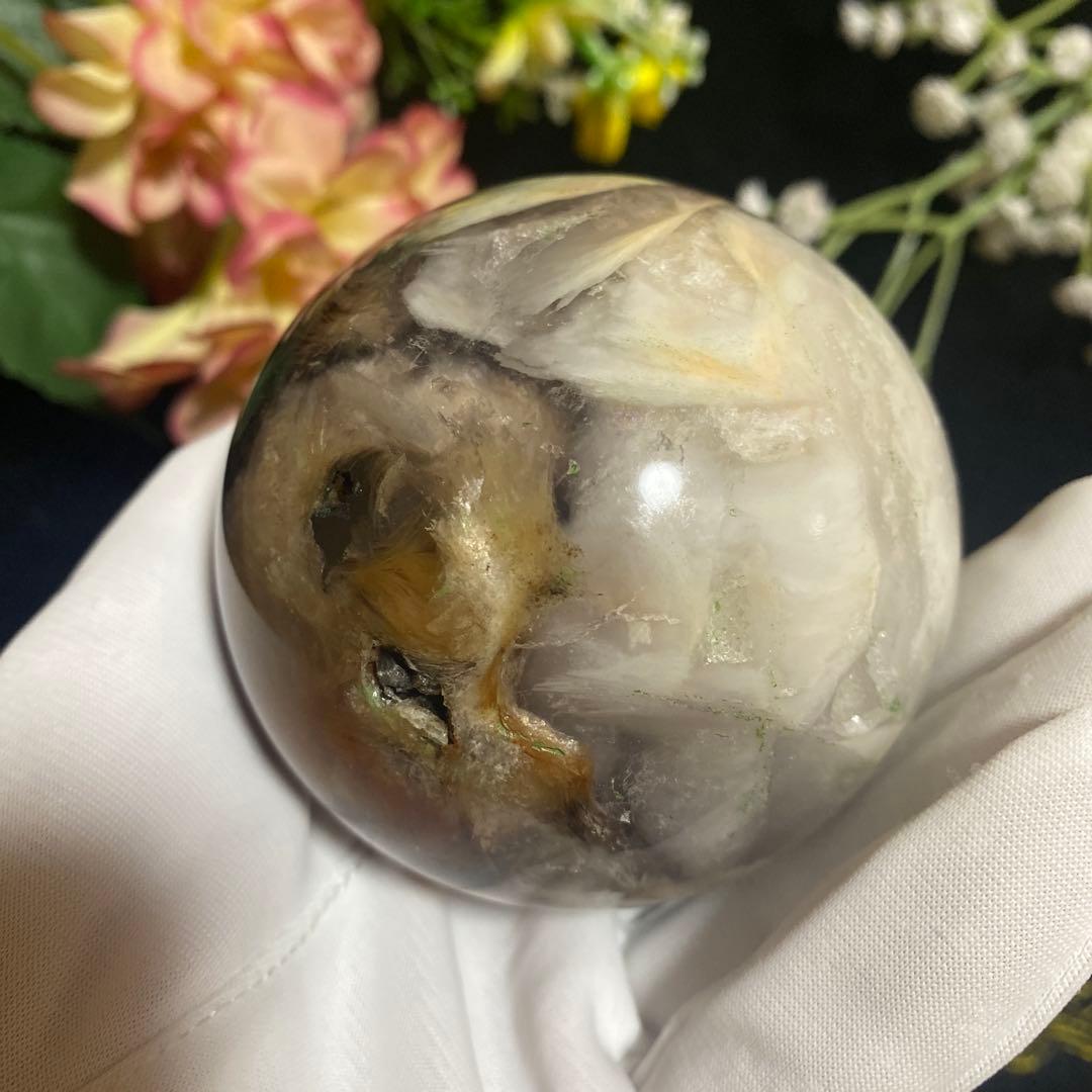 レア インナーモンゴル産フローライト スフィア