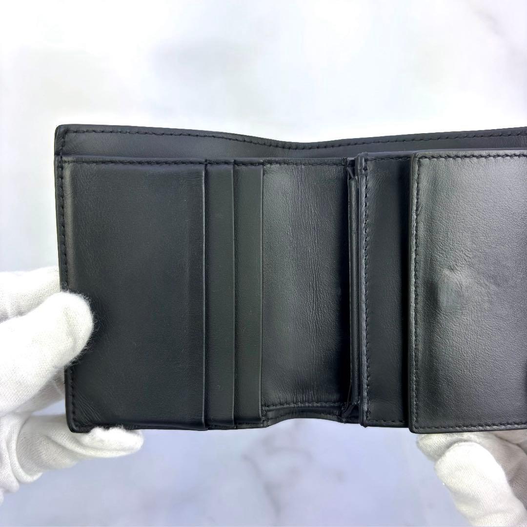 【極美✨】 CELINE スモール フラップウォレット トリオンフ ブラック