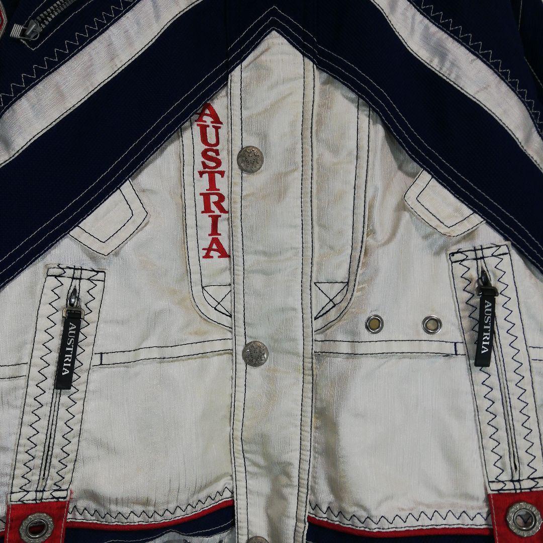 asics オーストリア スキーウェア 上下セット セットアップ M アシックス