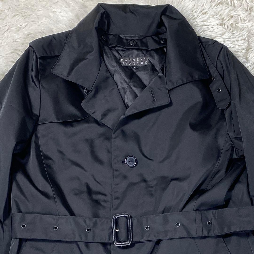 バーニーズニューヨーク　ライナー付き　ブラック　サイズL