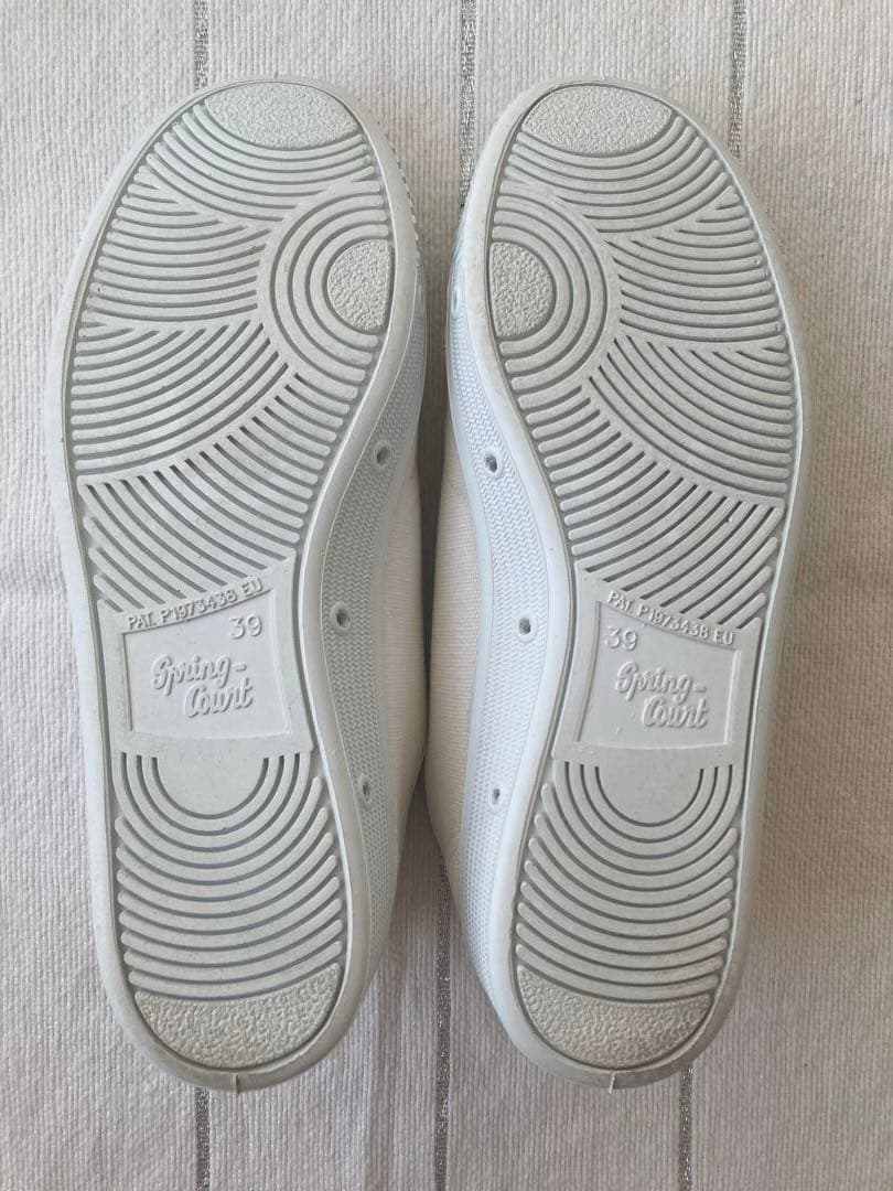 新品⭐︎Spring Court G2 キャンバススニーカー　白　24.5cm
