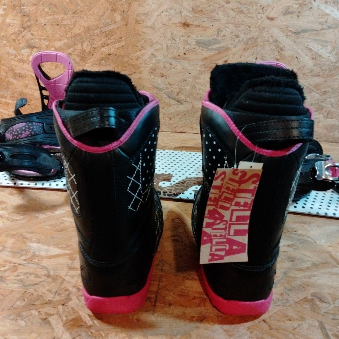 新品　STELLA×STELLA×STELLA！！スノーボードセット　2604