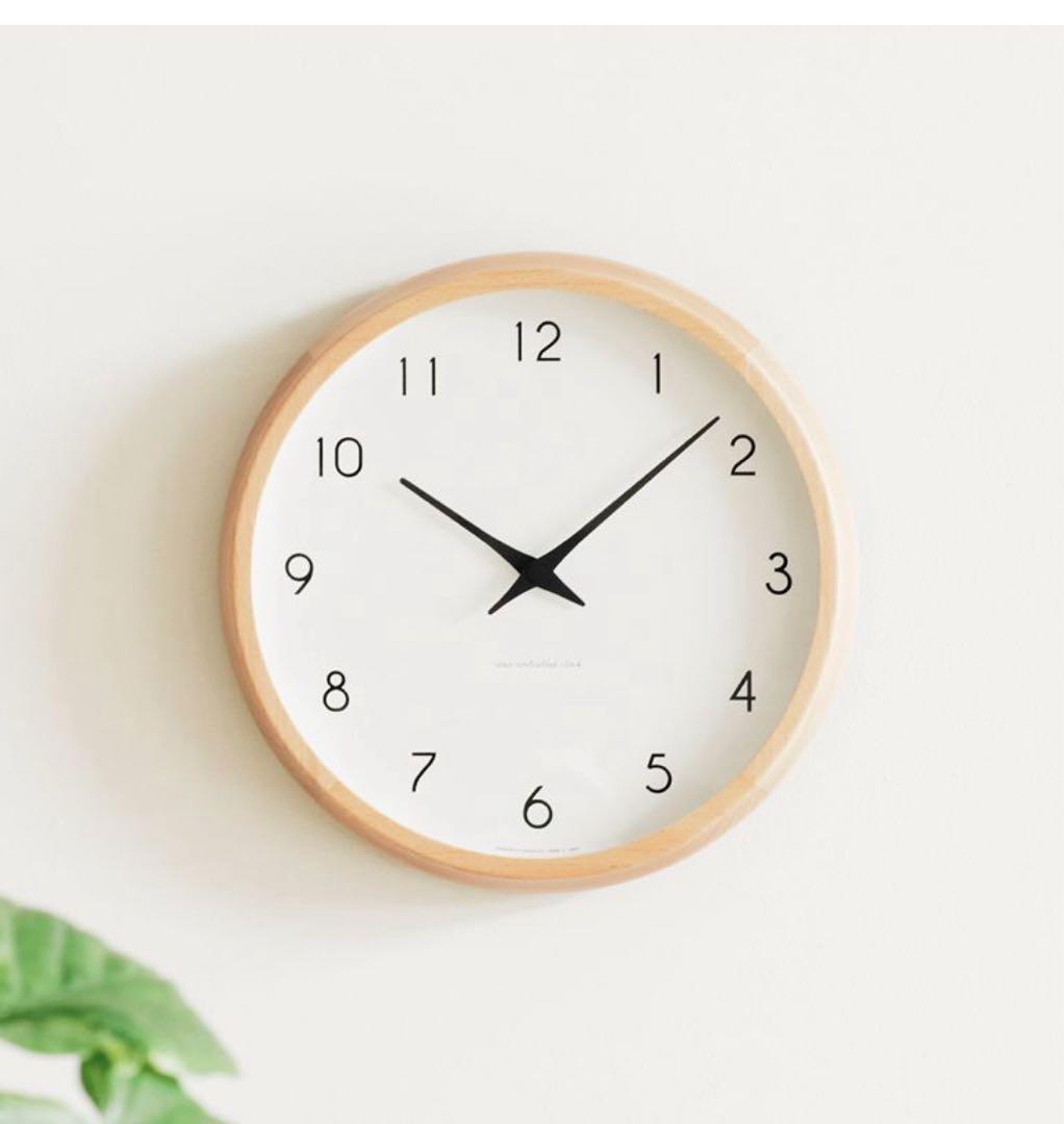 るるる⭐︎リセノ　レムノス　電波時計　掛け時計　カンパーニュ