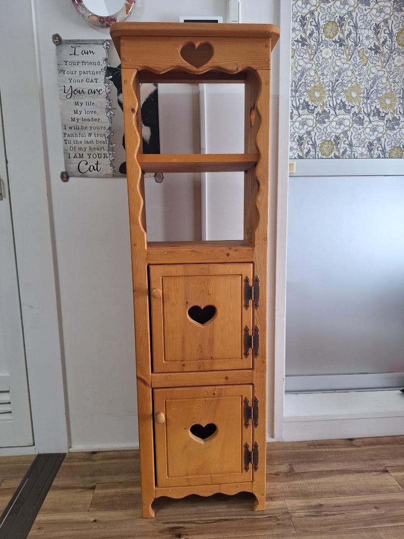 ✧値下げ✧【中古】カントリー家具 チェスト 収納棚 手作り家具