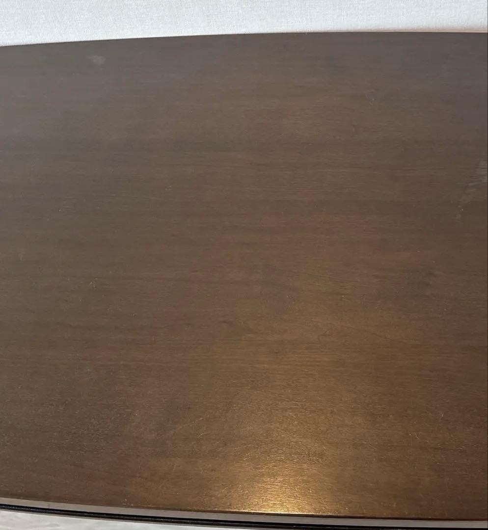 大塚家具 ダークブラウン 木製 ダイニングテーブル