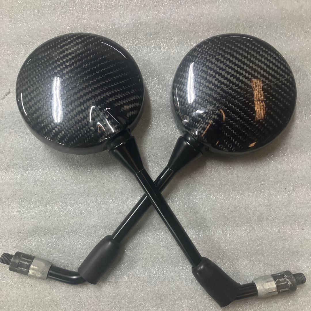 Z900RS 純正ミラー専用　綾織カーボン　ミラーカバー