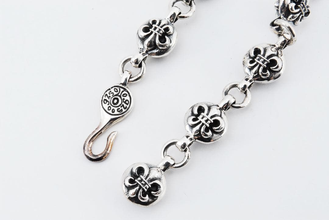 フレアボール　ブレスレット　シルバー925 22cm