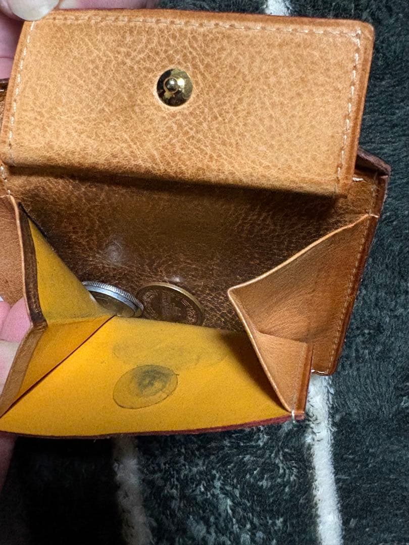 FREESTYLE【完売品】小銭入れ付き二つ折り財布　ダークブラウン