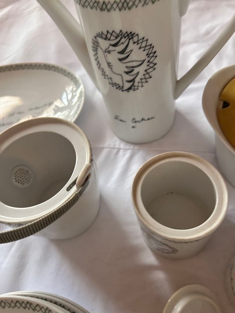 ジャン・コクトー　食器セット