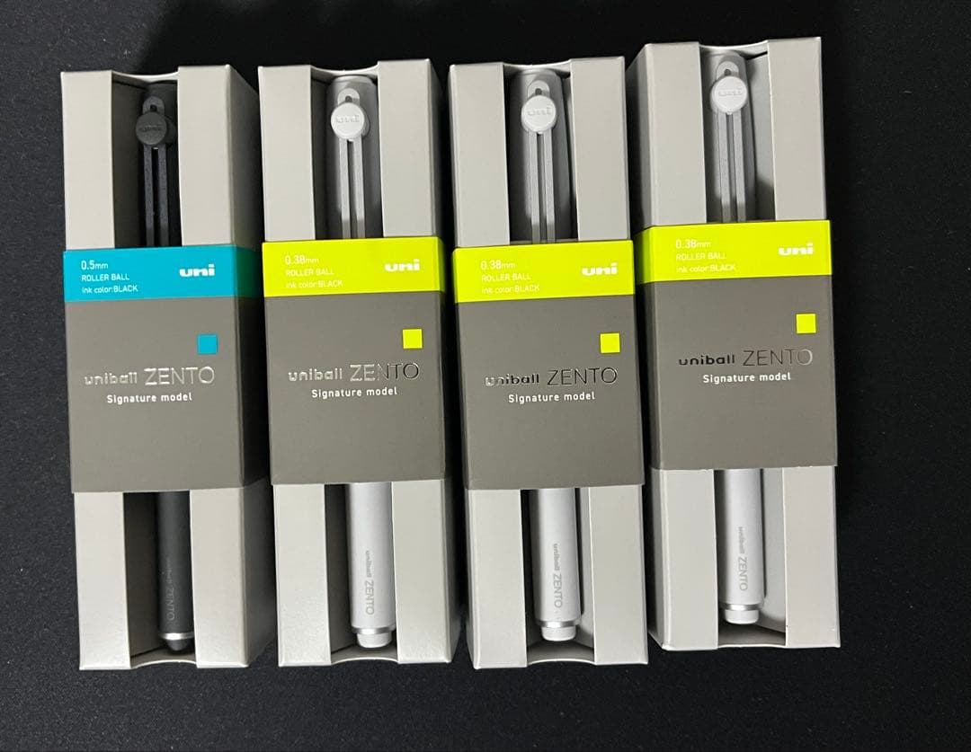 uniball ZENTO ユニボールゼント シグニチャーモデル 4本セット