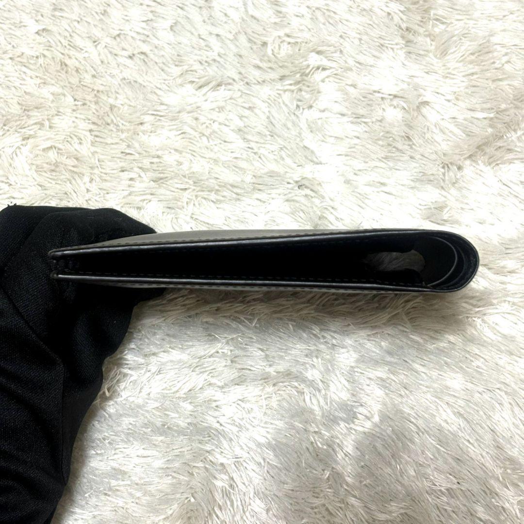 美品 Cartier カルティエ パシャ レザー コンパクト財布 ブラック 黒