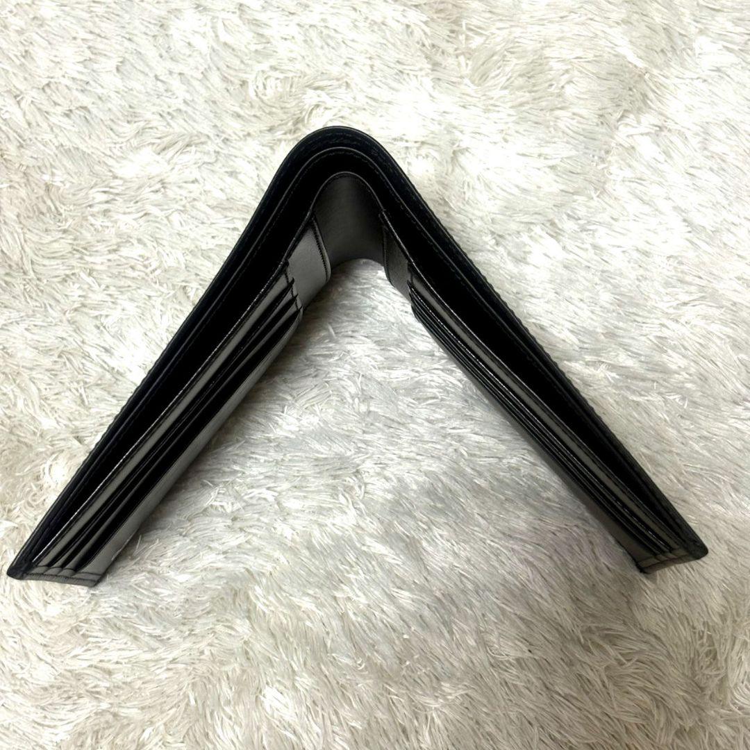 美品 Cartier カルティエ パシャ レザー コンパクト財布 ブラック 黒