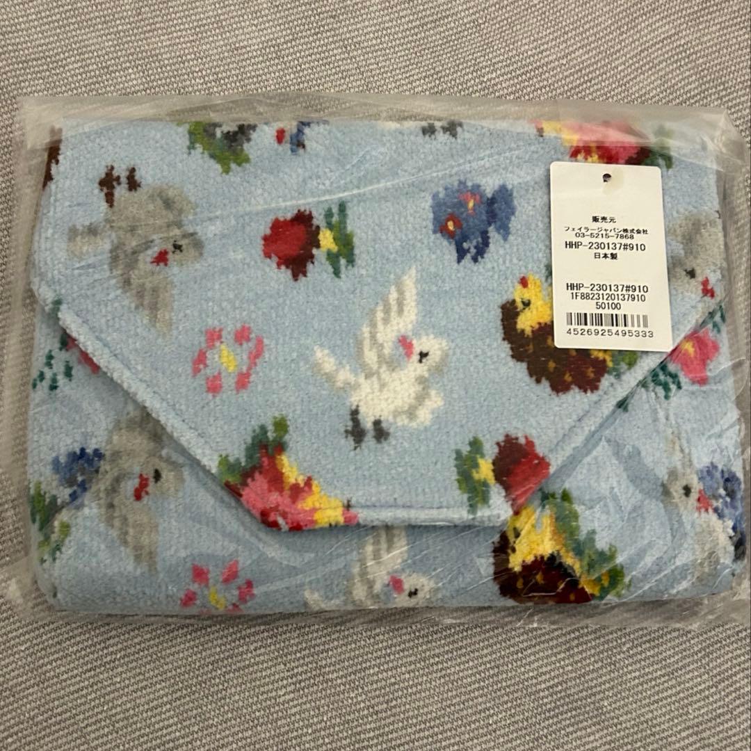 さ*マ様 フェイラー × 鳩居堂 | コラボ 第5弾 | 数寄屋袋 ブルー 1点