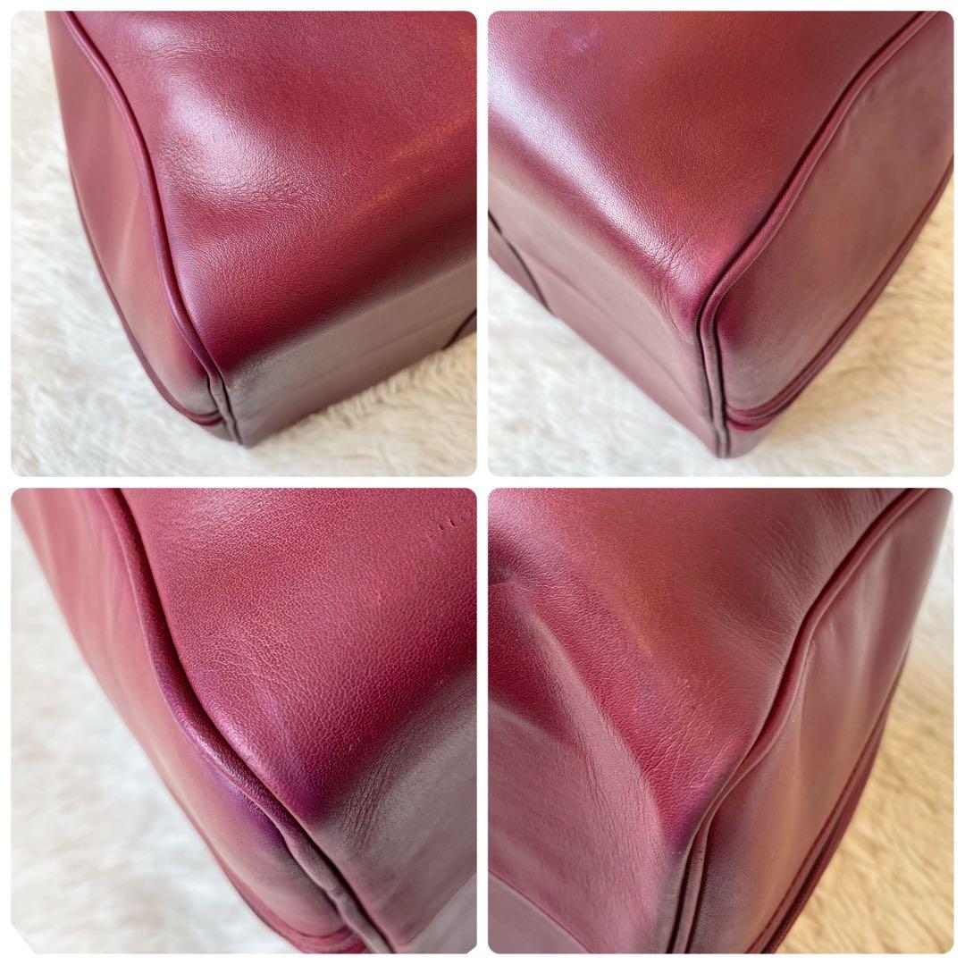 良品★SAINT LAURENT ✨イヴ・サンローラン　レザー ミニボストン