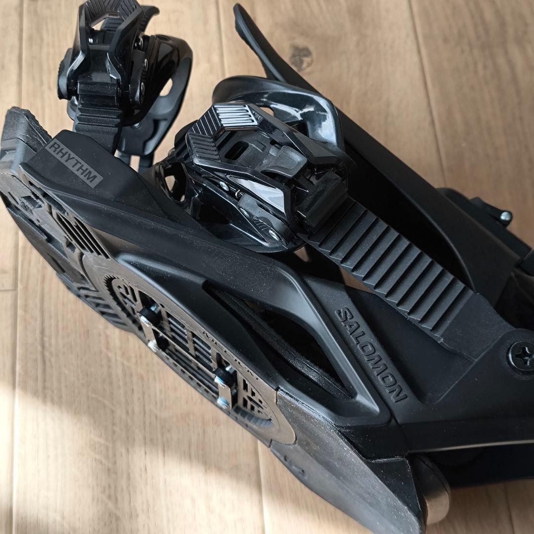 【袋付き】SALOMON RHYTHM ブラック ビンディング M スノーボード