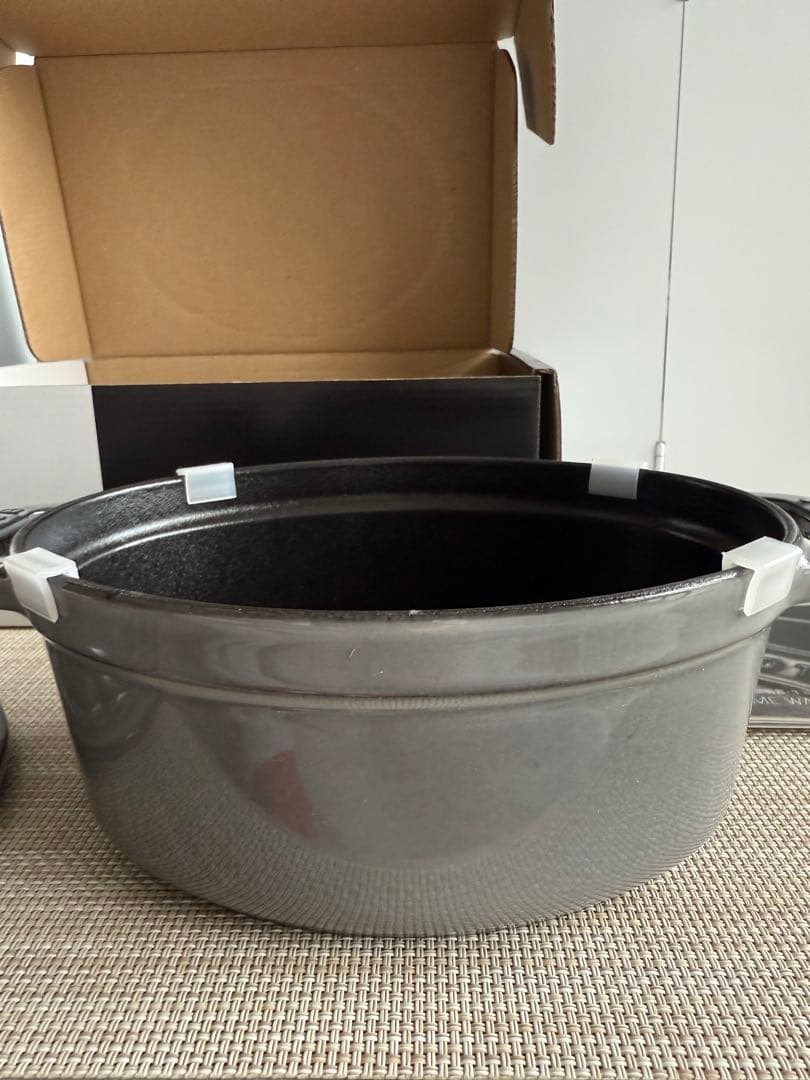 ストウブ　ピギーココット　グレー　40500-176