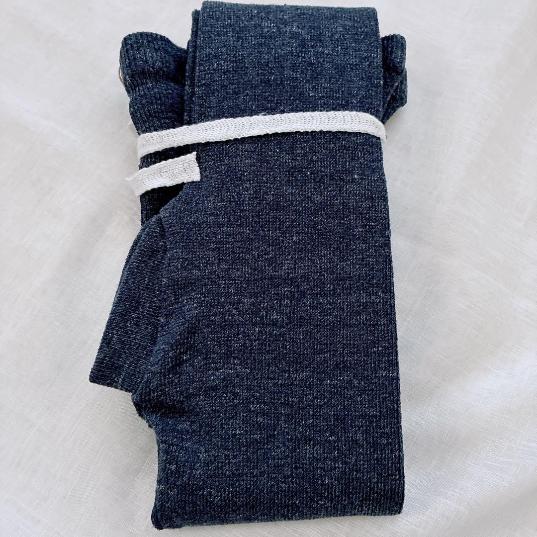 KENLAND リネン パンツ レギンス ダークネイビー 日本製 ケンランド