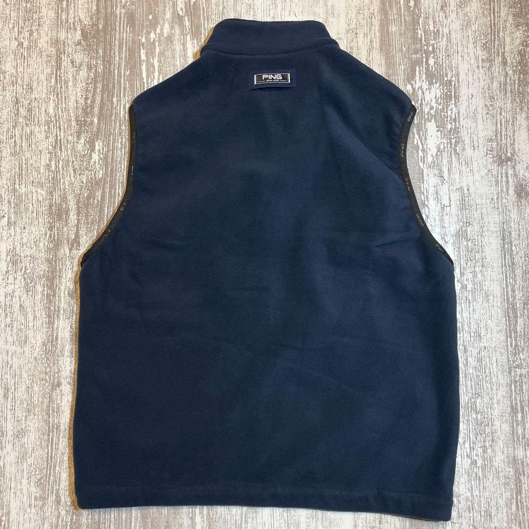 PING ピン　ゴルフウェア　メンズ 3WAY ブルゾン Mサイズ　ネイビー
