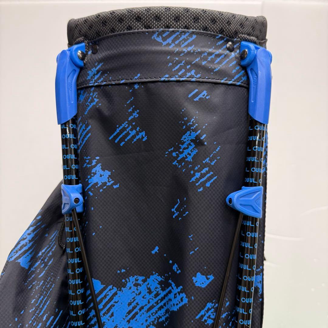 OUUL オウル　キャディーバック　ゴルフバック　９インチ　ブルー