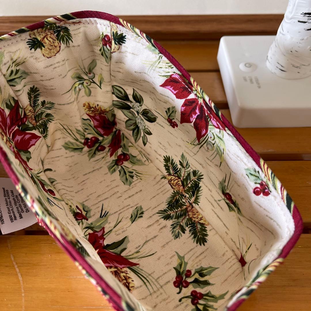 ロンガバーガー　クリスマスバスケット　バスケット　かご　アンティーク