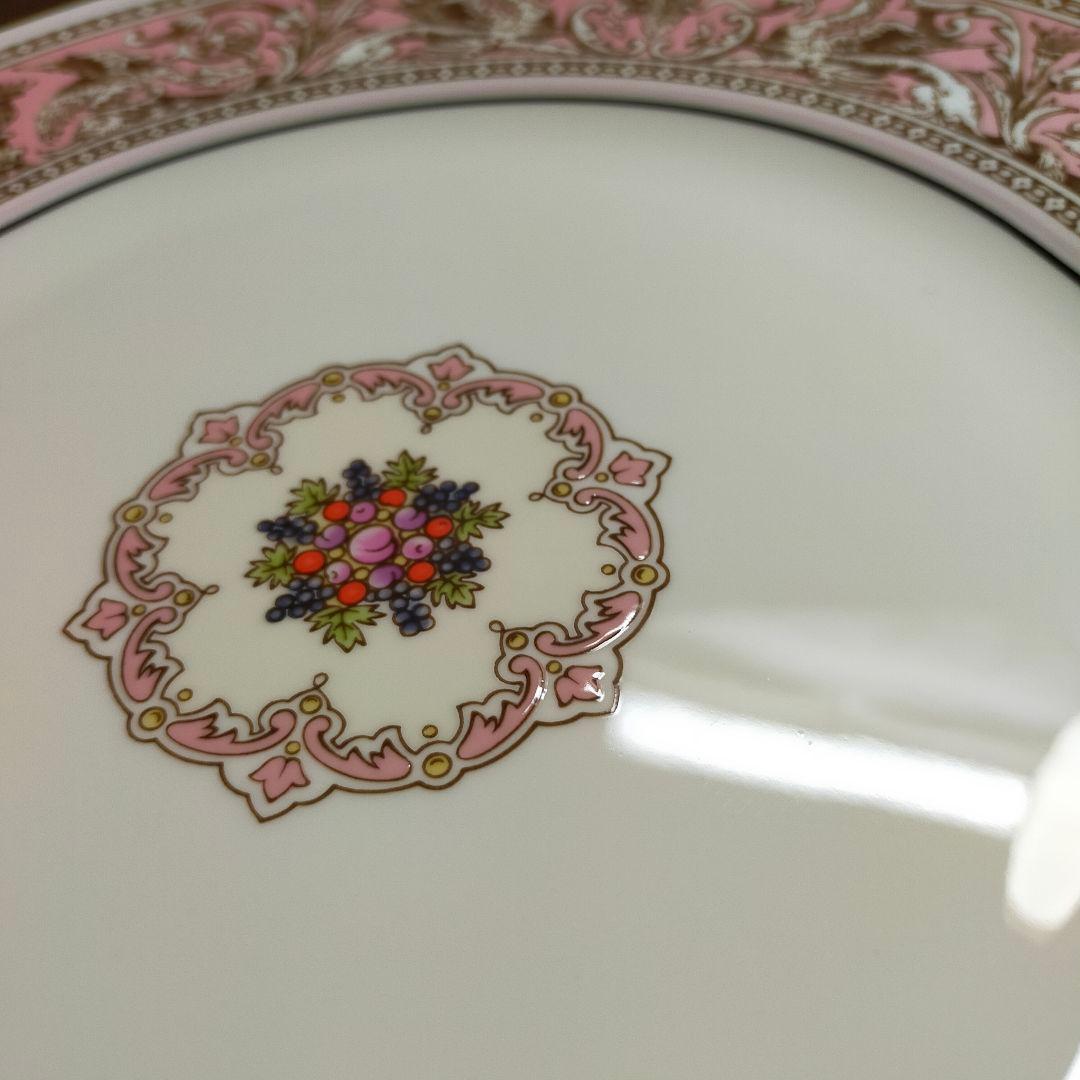 ウェッジウッド フロレンティーンピンク 27CMプレート！