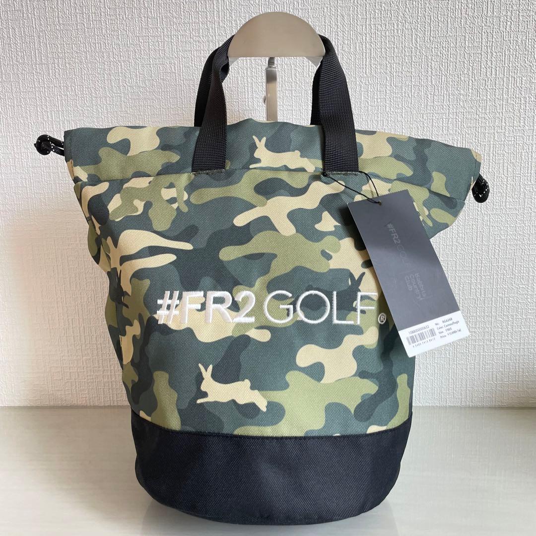 タグ付き　FR2 GOLF エフアールツー　カートバック　迷彩　カモフラ　ゴルフ