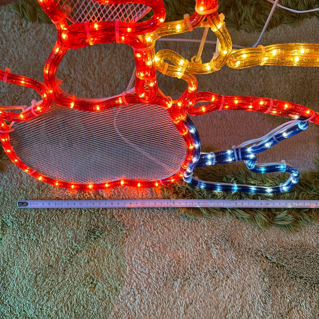 値下中 ガーデンライト サイズ大 サンタクロース ツリー イルミネーション 希少