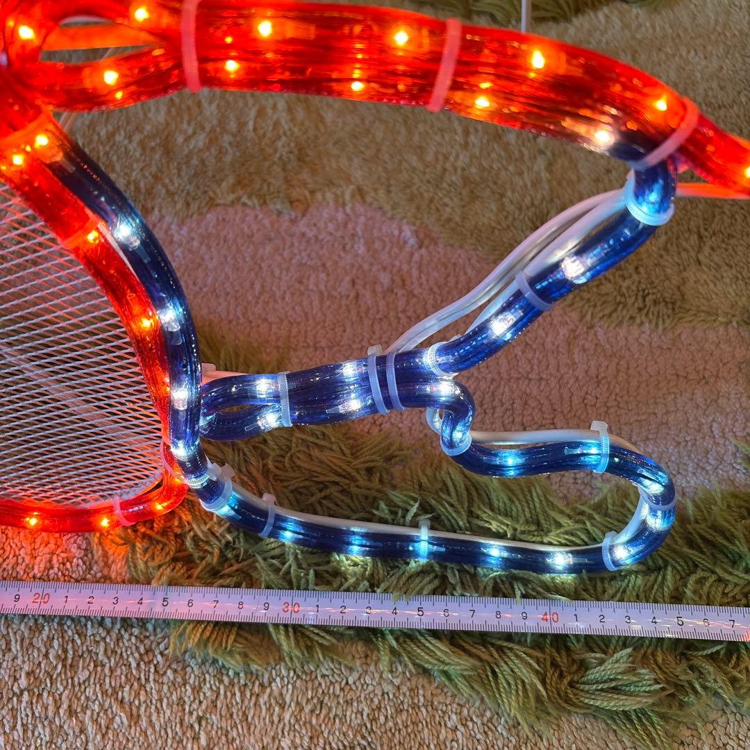 値下中 ガーデンライト サイズ大 サンタクロース ツリー イルミネーション 希少