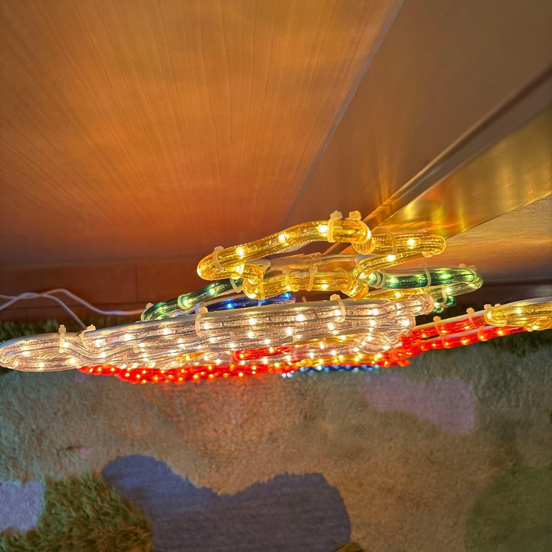 値下中 ガーデンライト サイズ大 サンタクロース ツリー イルミネーション 希少