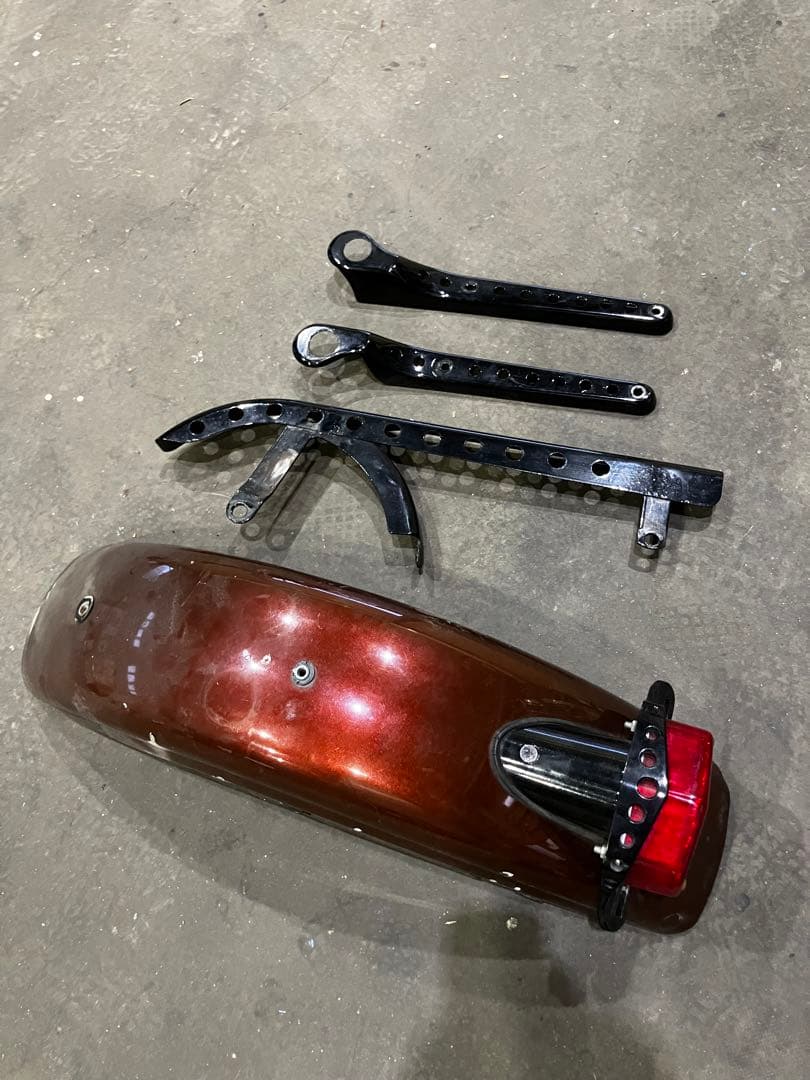 ハーレースポーツスターテールランプ付きフェンダー&カバーセット