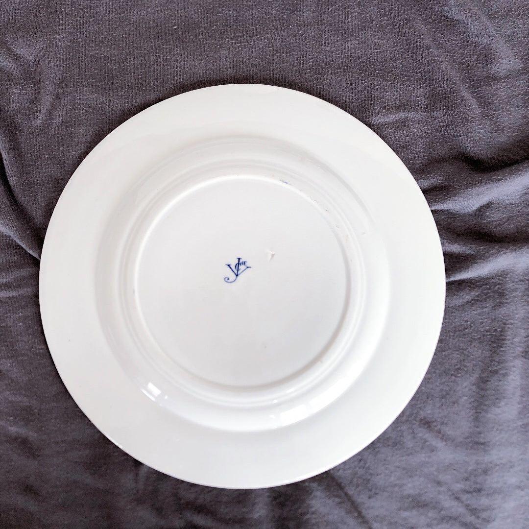 ヴィエイヤーボルドー ムスティエ ディナープレート F フランスアンティーク食器