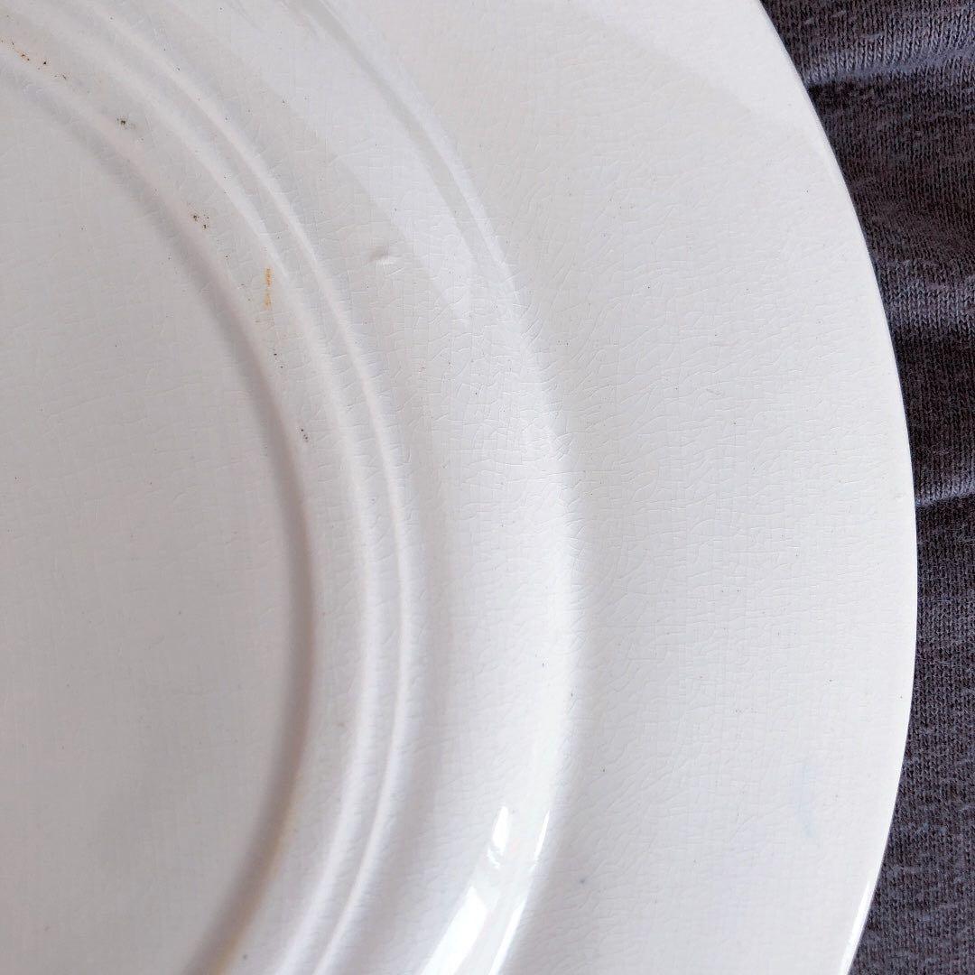 ヴィエイヤーボルドー ムスティエ ディナープレート F フランスアンティーク食器