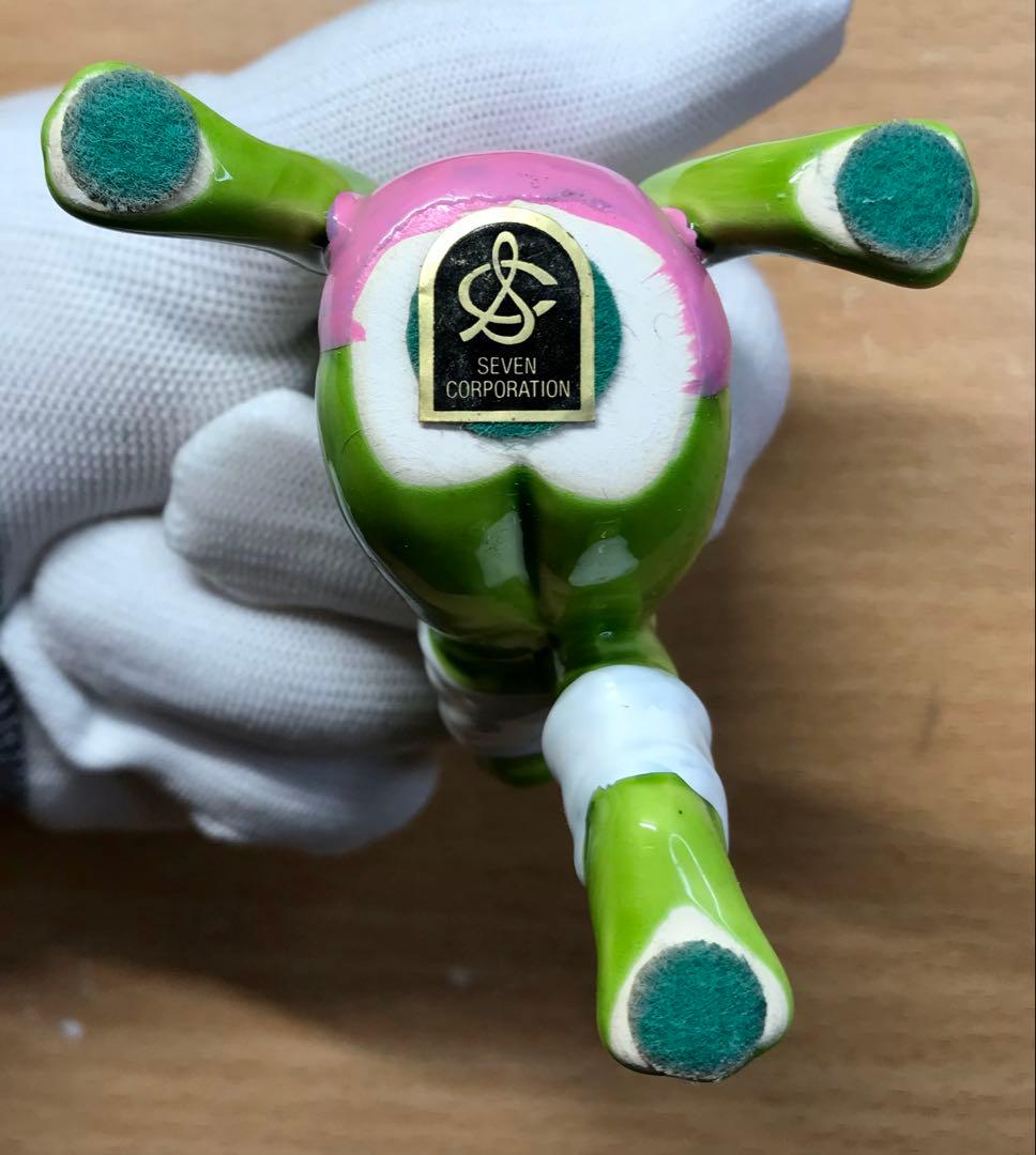 美品 【レトロ】カエル セブンコーポレーション　置物セット7体　かえる　蛙