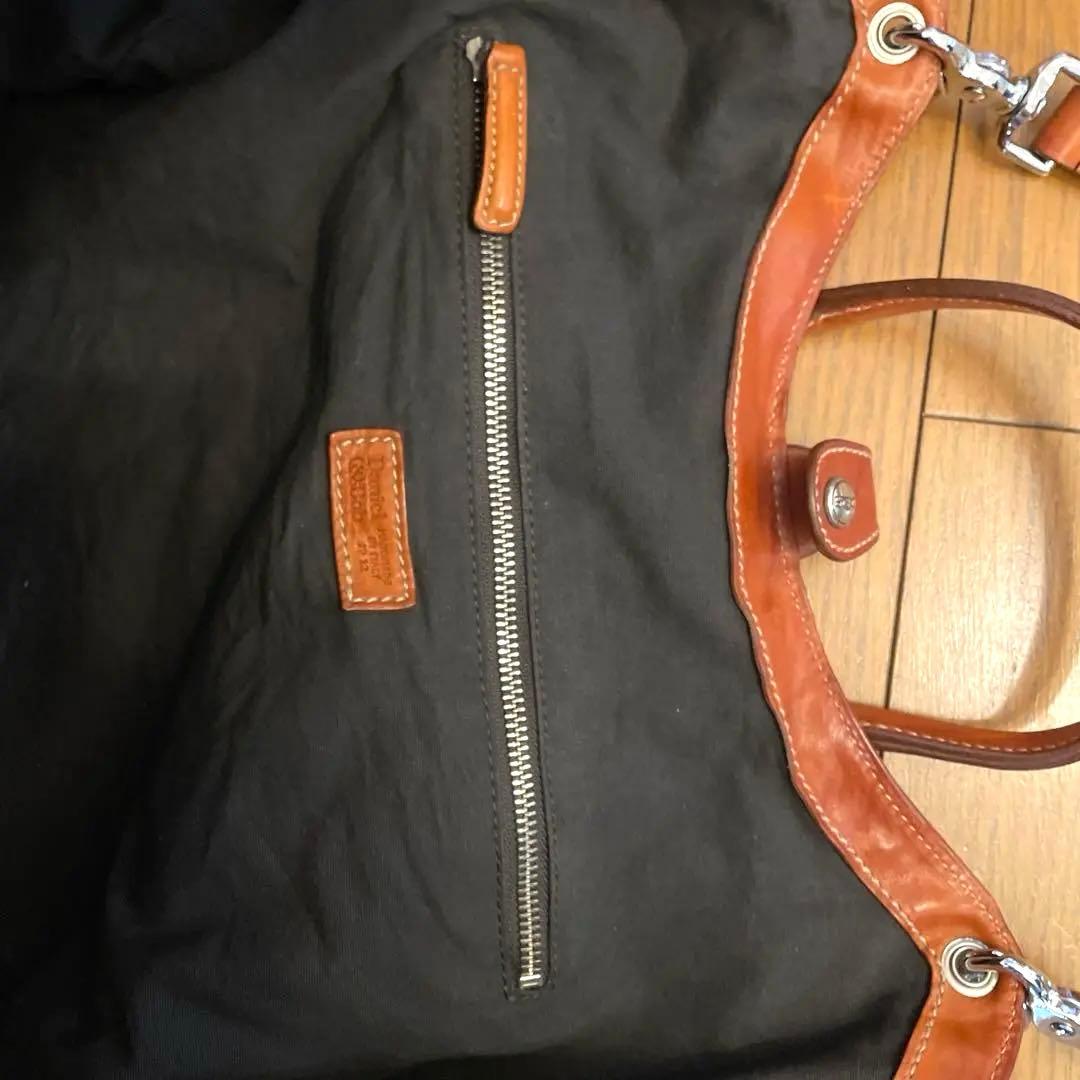 Daniel&Bobの定番クロドーロ　ブラウントートバッグ　美品レザー(鏡面)