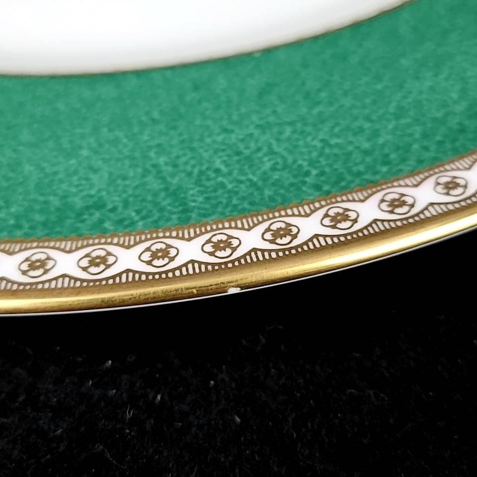 ◎美品◎ウェッジウッド　ユーランダー　パウダー　グリーン　プレート 大皿　2枚