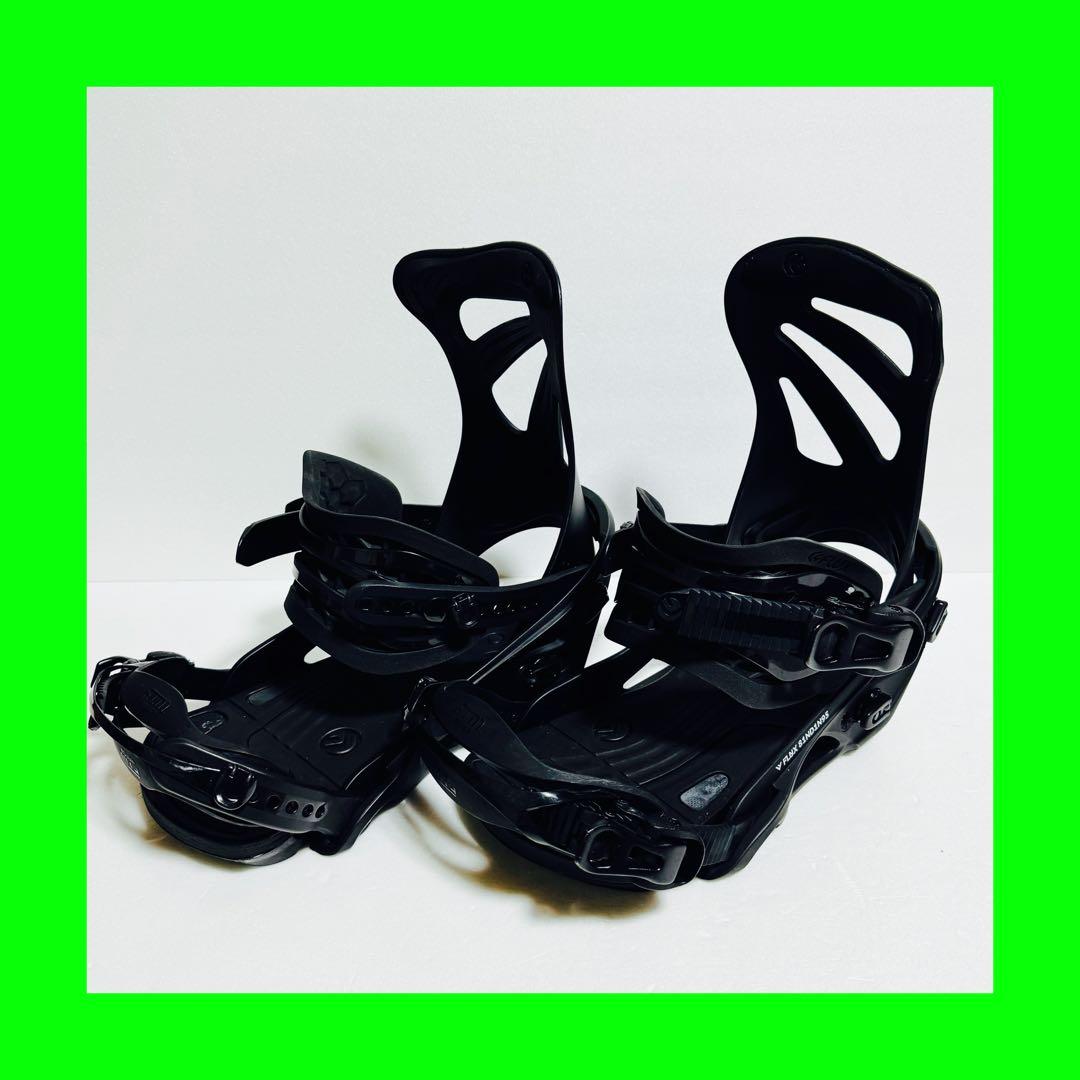 mサイズ スノーボードバインディング黒色ブラックFLUXF8DSMB