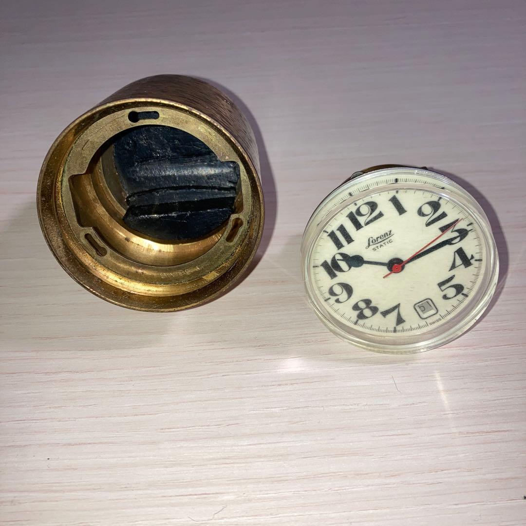 Lorenz Static 置時計 GOLD ゴールド　レトロ　ヴィンテージ