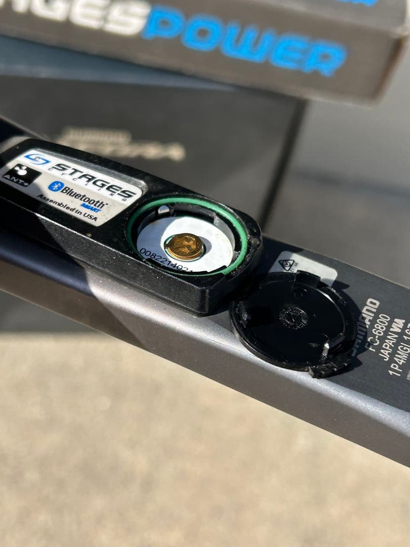 クランク型パワーメーター・Stagespower/6800アルテクランクセット