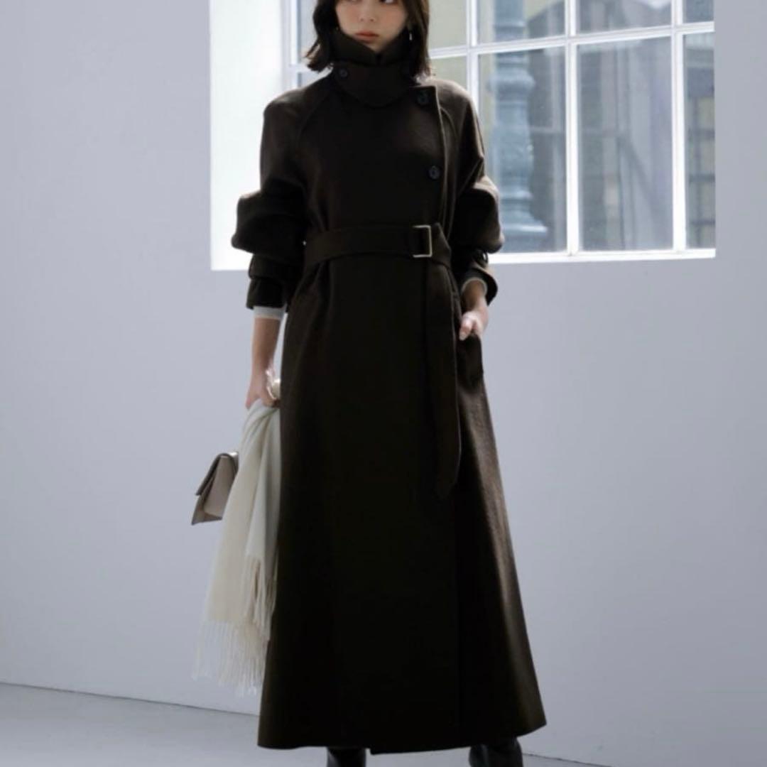 ゆきりぬ様　anuans ウールトレンチコート ブラウン M